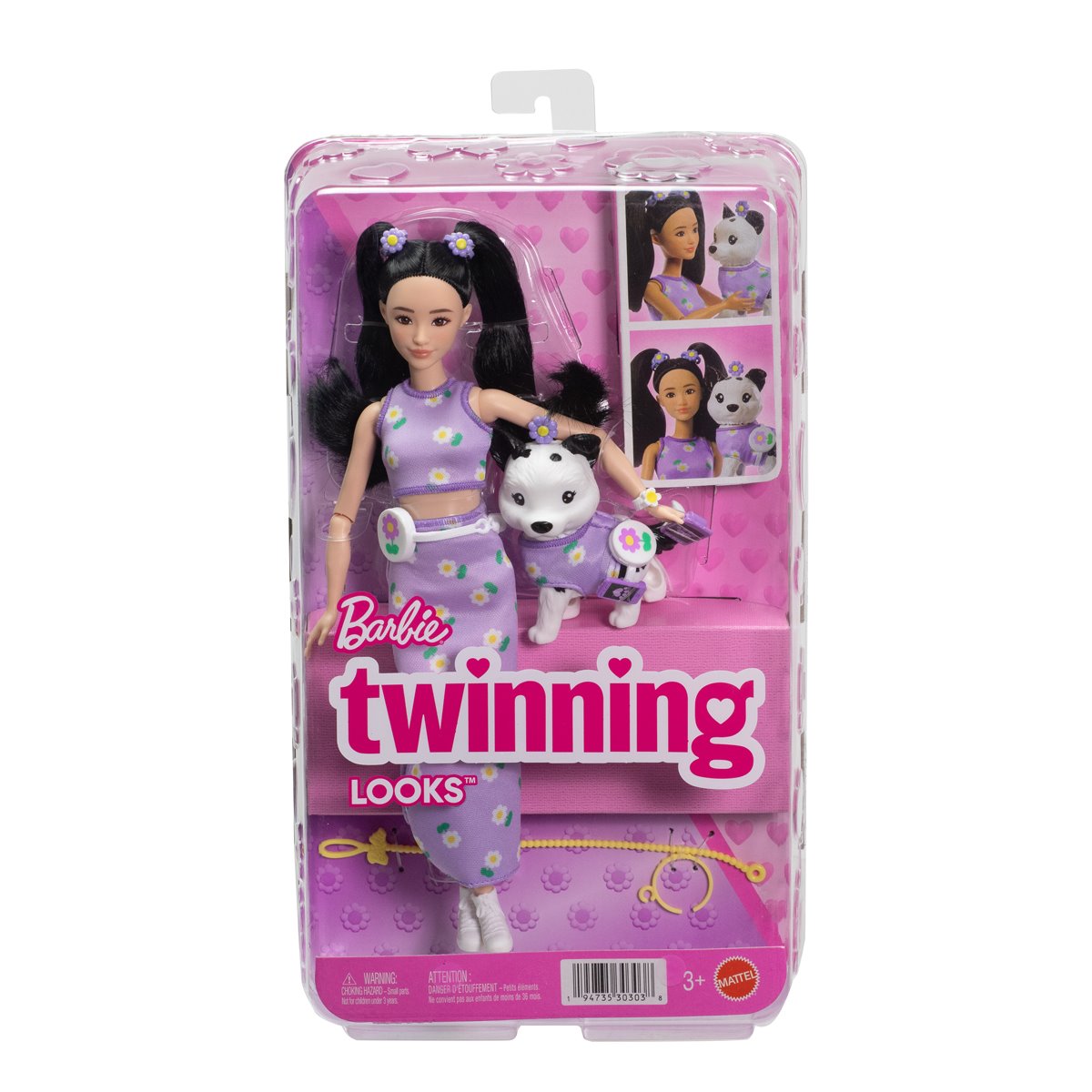 BarbieTwinning Looks Floral Accessories and Doll
