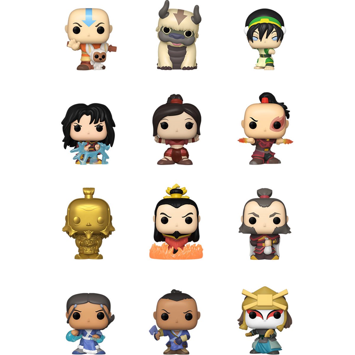 Avatar: The Last Airbender Bitty Pop! Mini-Figure Singles Display Case of 32