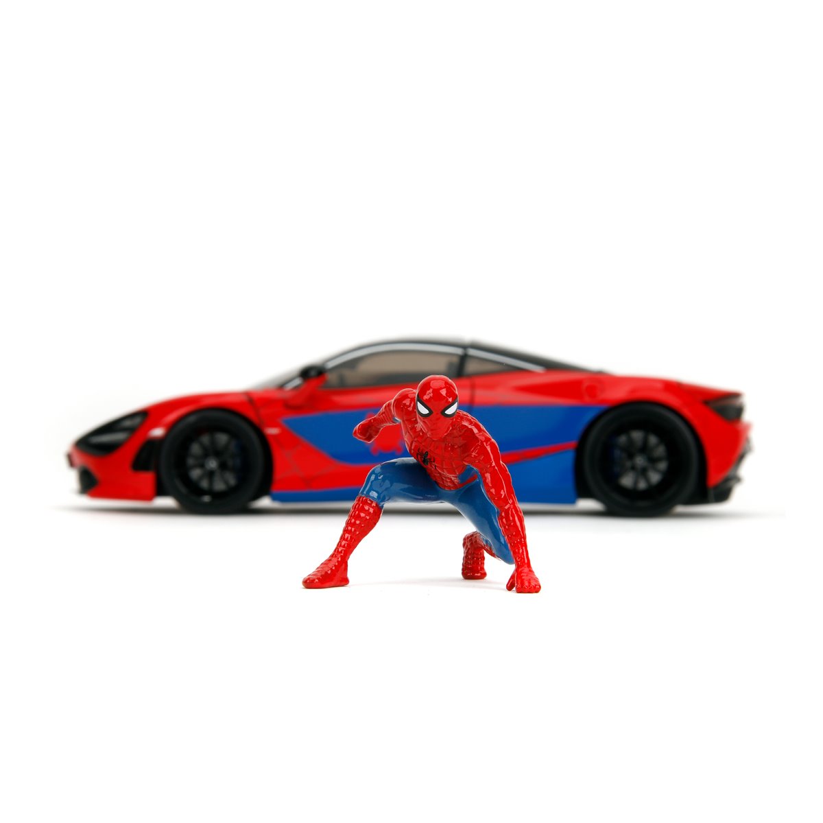 Hollywood Rides Marvel Spider-Man McLaren 720S 1:24 Scale Die-Cast Metal Vehicle with Spider-Man Figure