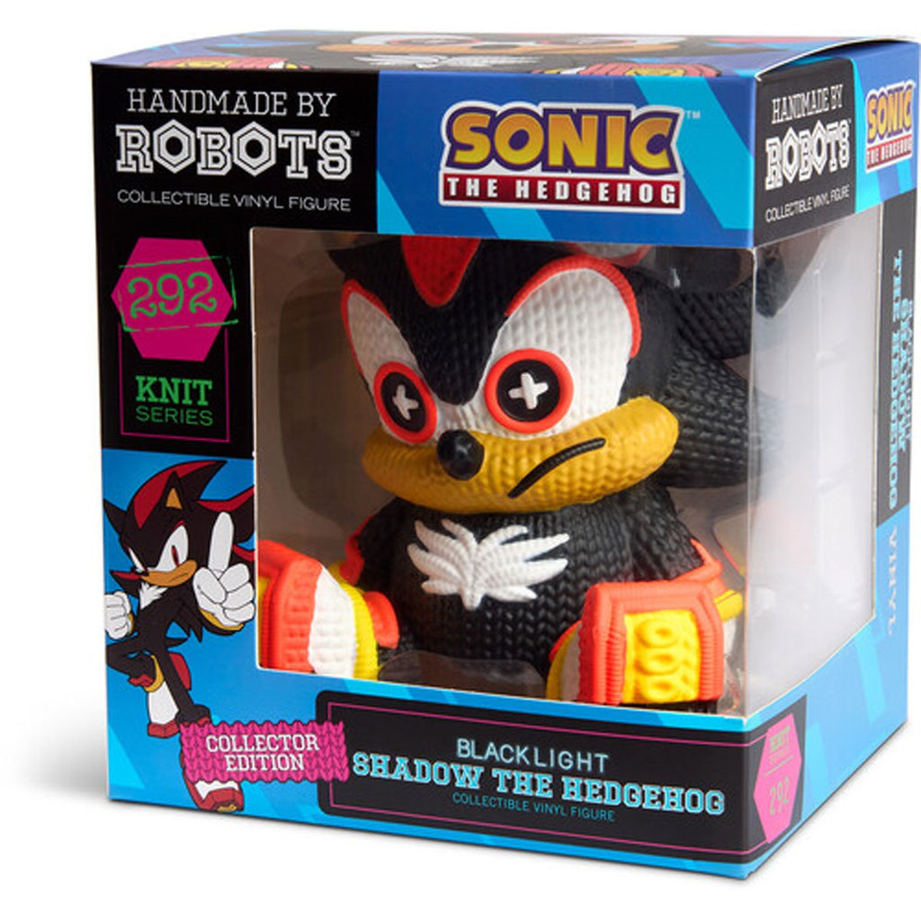 Sonic the Hedgehog Shadow #292 Blacklight Handmade By Robots Vinyl Figure