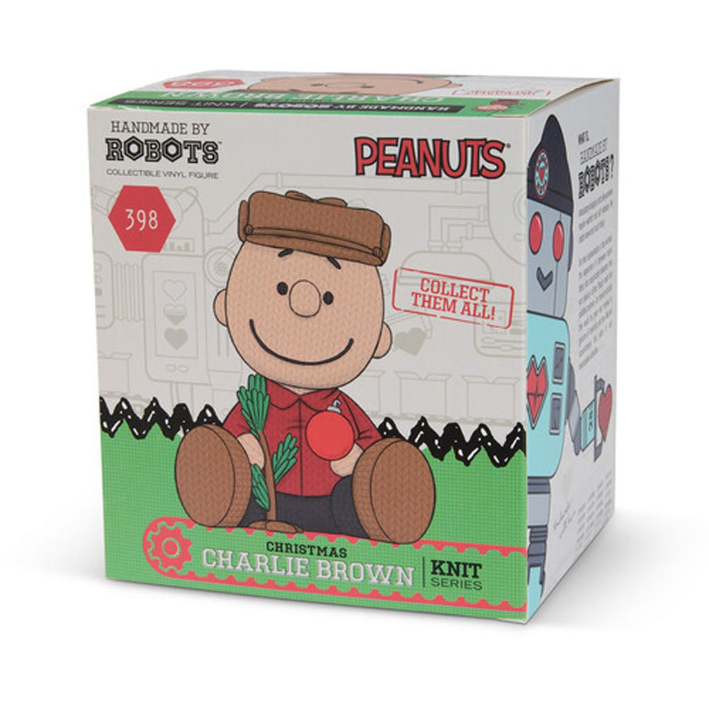 Peanuts Charlie Brown #398 Christmas Handmade By Robots Vinyl Figure