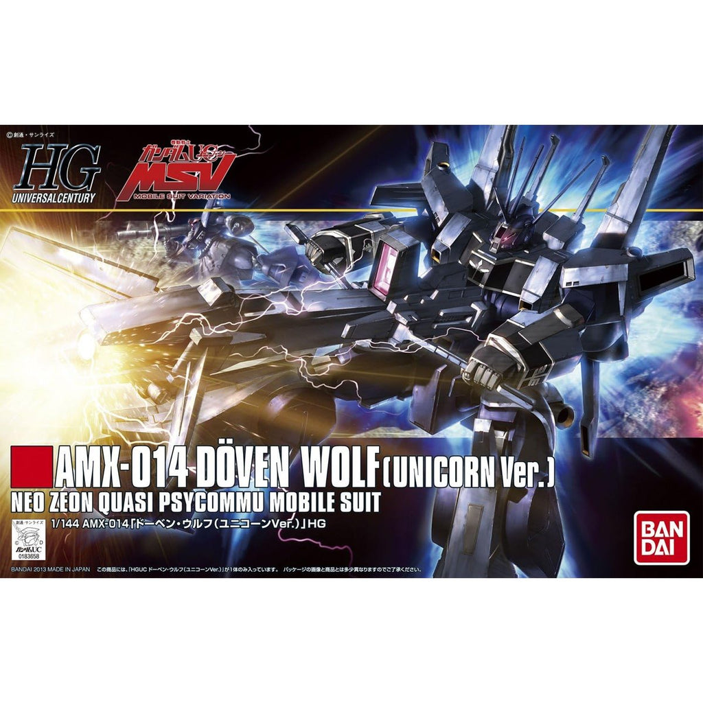 Mobile Suit Gundam Unicorn Doven Wolf High Grade 1:144 Scale Model Kit
