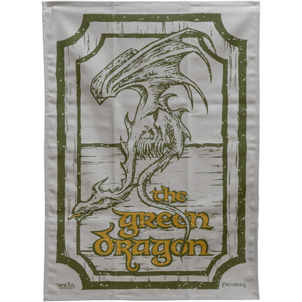 The Lord of the Rings Trilogy Green Dragon and Prancing Pony Tea Towel 2-Pack