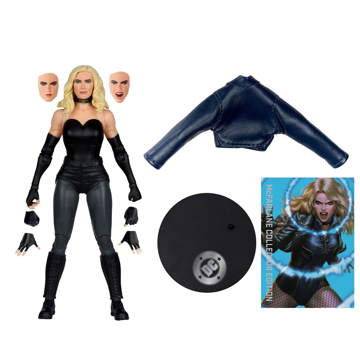 DC Multiverse McFarlane Collector Edition Wave 14 Black Canary DC Rebirth #54 7-Inch Scale Action Figure