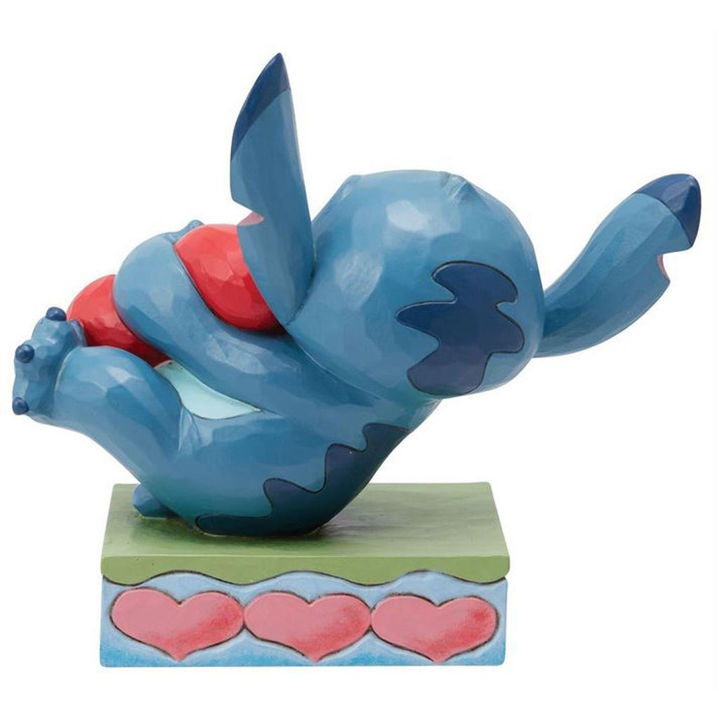 Disney Traditions Lilo & Stitch Stitch Hugging Heart by Jim Shore Statue