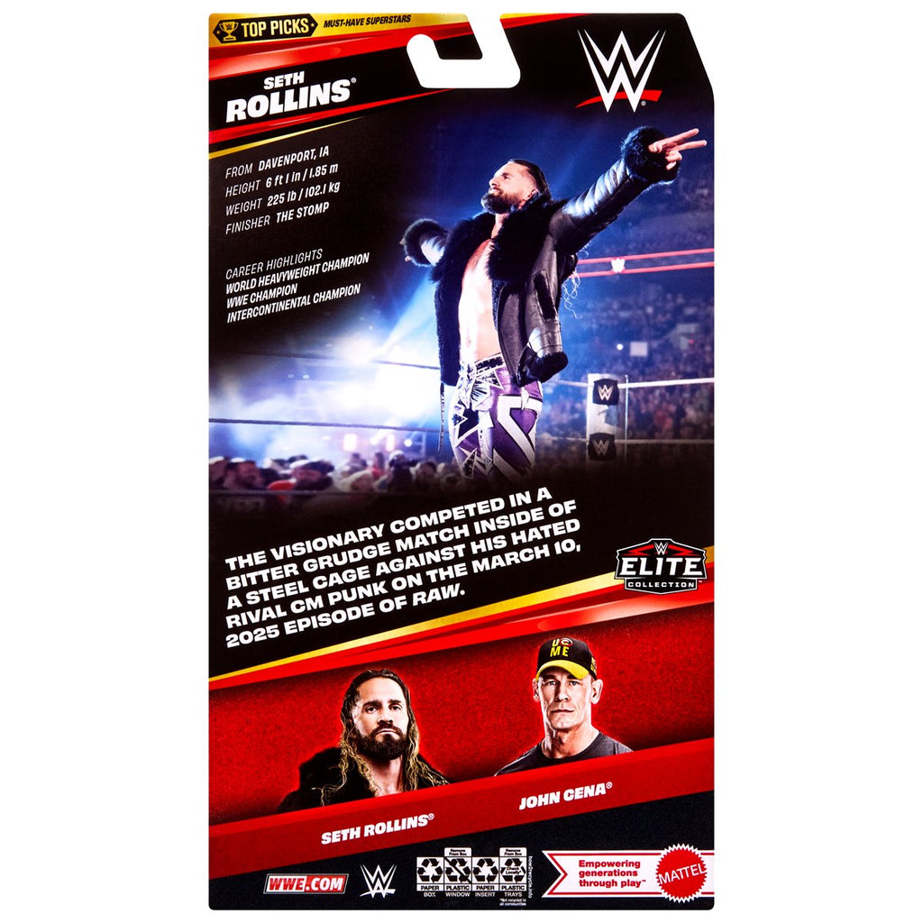 WWE Top Picks Elite Collection 2026 Wave 3 Seth Rollins Action Figure