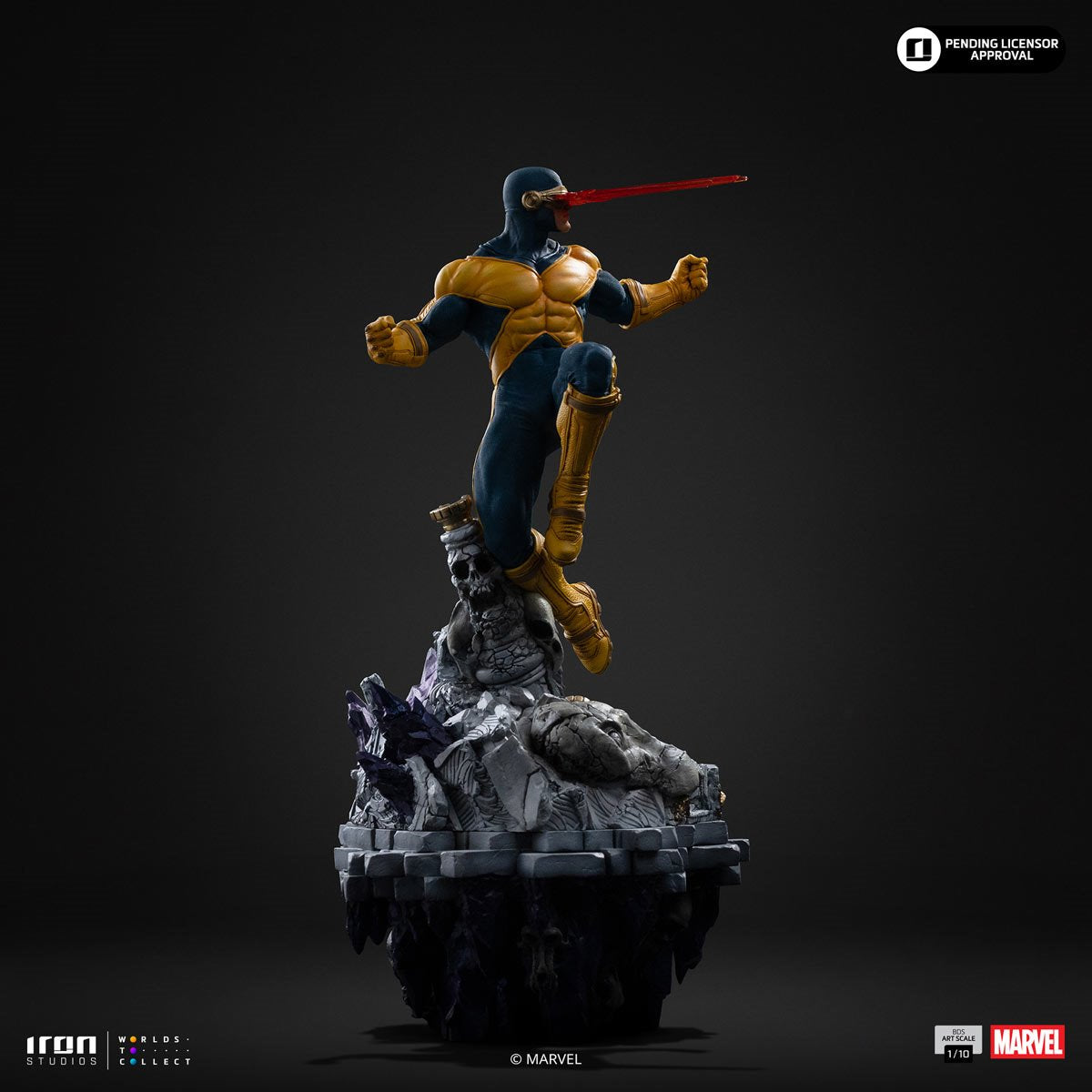 X-Men Cyclops Infinity Gauntlet Diorama Battles Diorama Series Art 1:10 Scale Statue