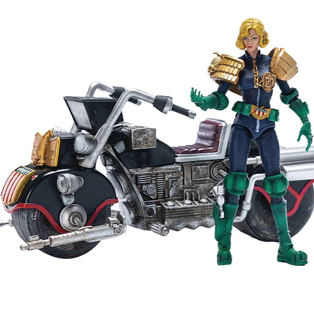 Judge Dredd Judge Anderson and Lawmaster MK II Exquisite Mini Series 1:18 Scale Action Figure Set