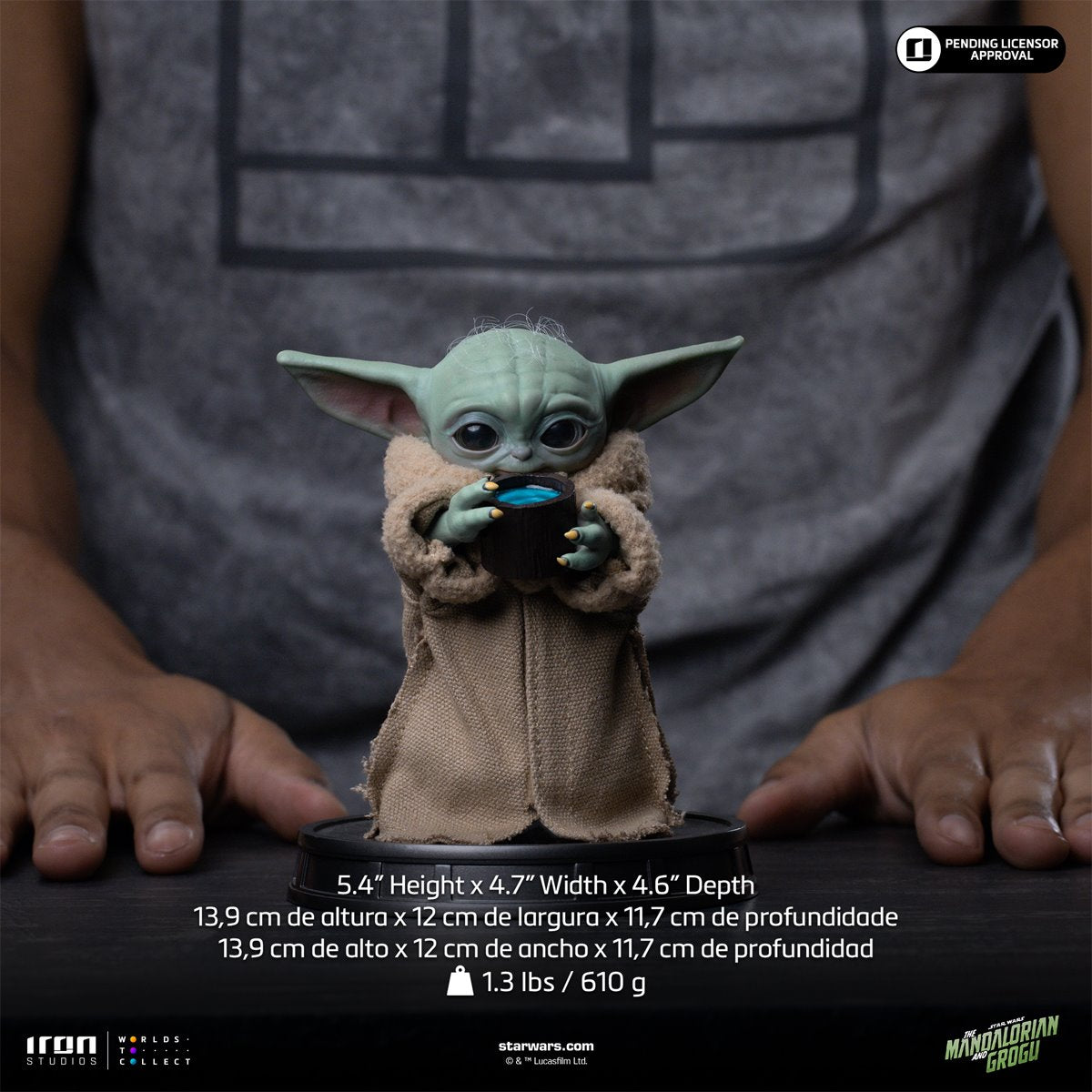 The Mandalorian and Grogu Movie Grogu Always Hungry Limited Edition 1:4 Scale Statue