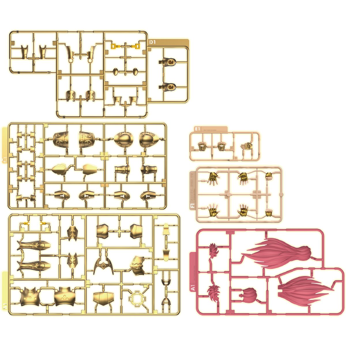 Saint Seiya Champion Class Aquarius Camus CC08 Blokees Model Kit