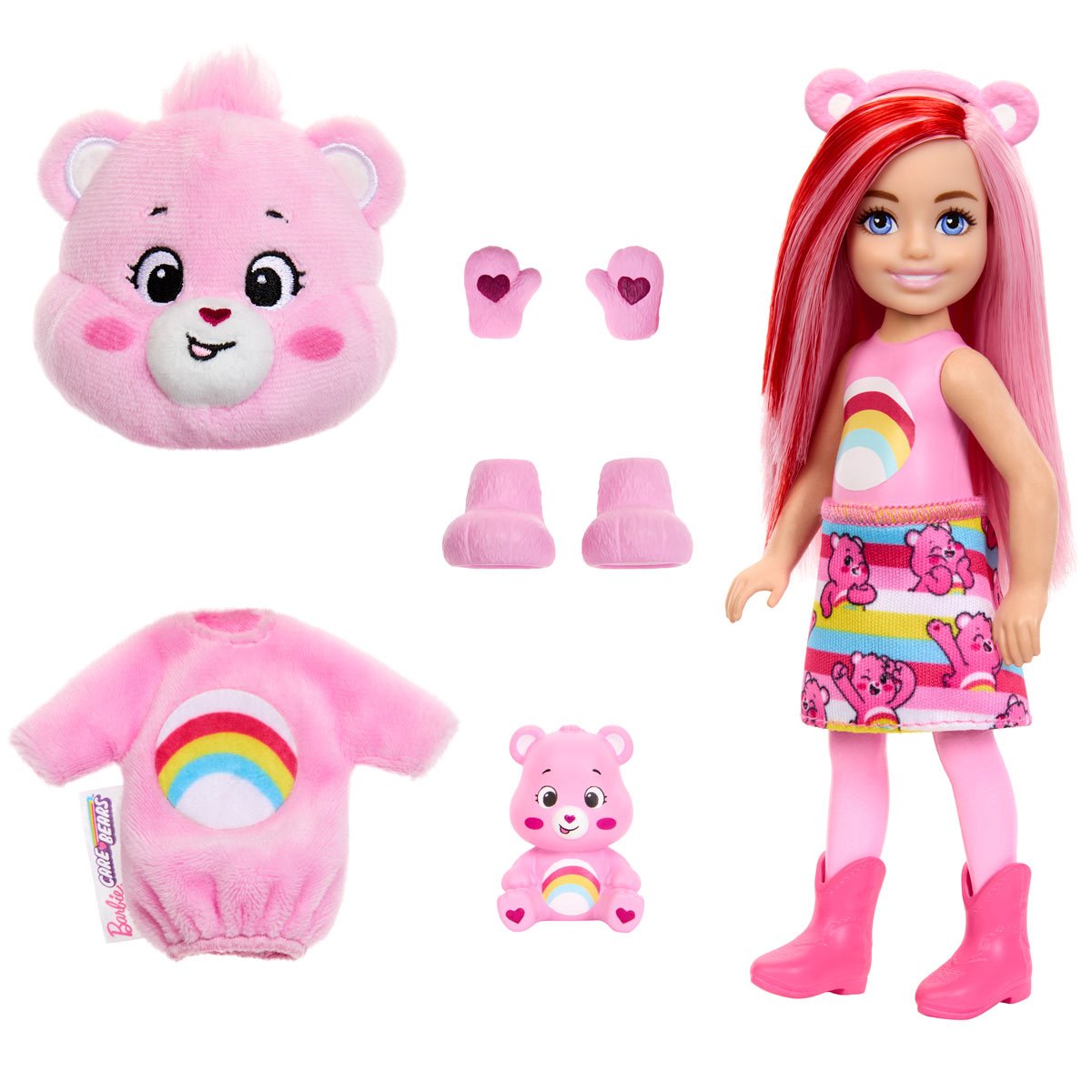 Barbie Care Bears Chelsea Cutie Reveal Doll Case of 3