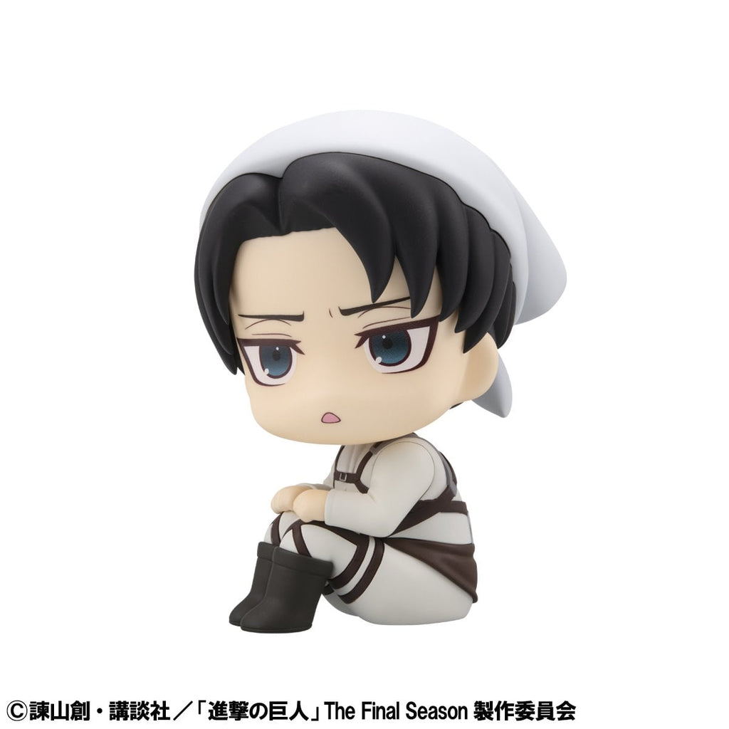 Attack on Titan Levi Cleaning Up Version Look Up Series Statue