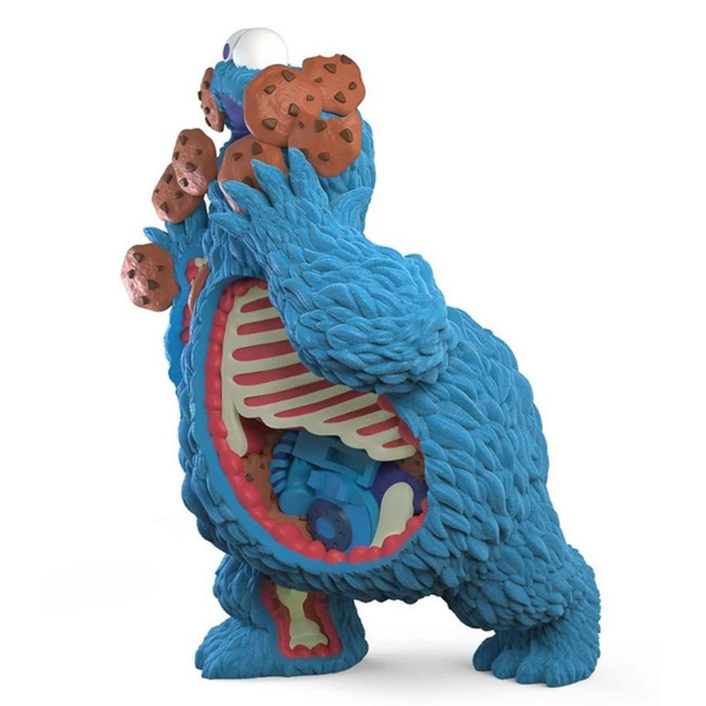 Sesame Street Cookie Monster Kaiju Anatomy Flocked Vinyl Figure