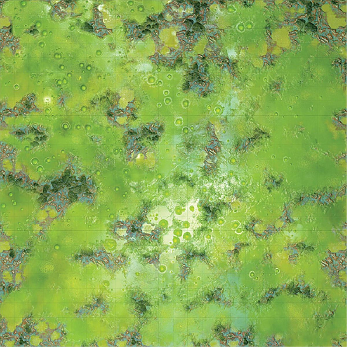 WarLock Tiles Game Mat-Acid Lagoon