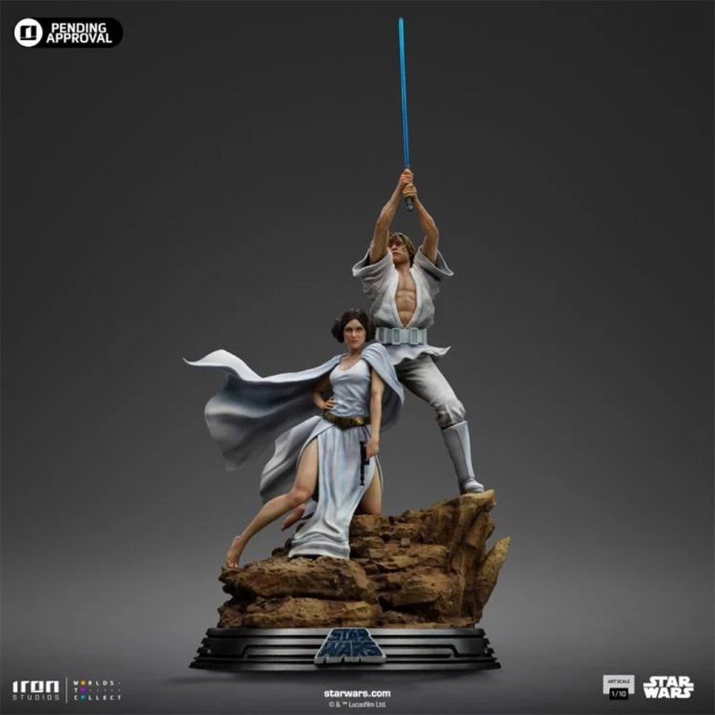 Star Wars: A New Hope Luke and Leia Deluxe 1:10 Art Scale Limited Edition Statue