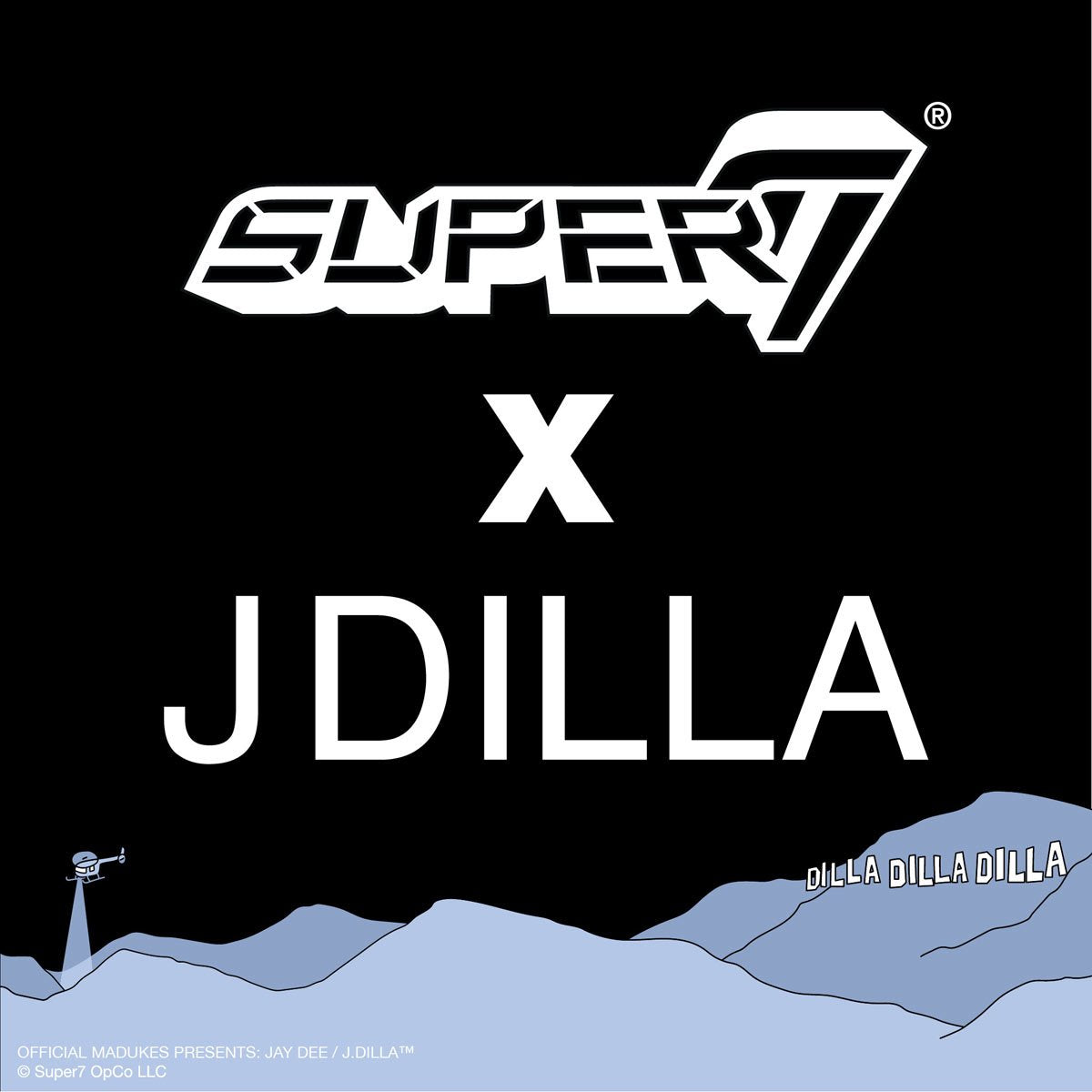 J Dilla (Donuts Smile Album Cover) 3 3/4-Inch ReAction Figure