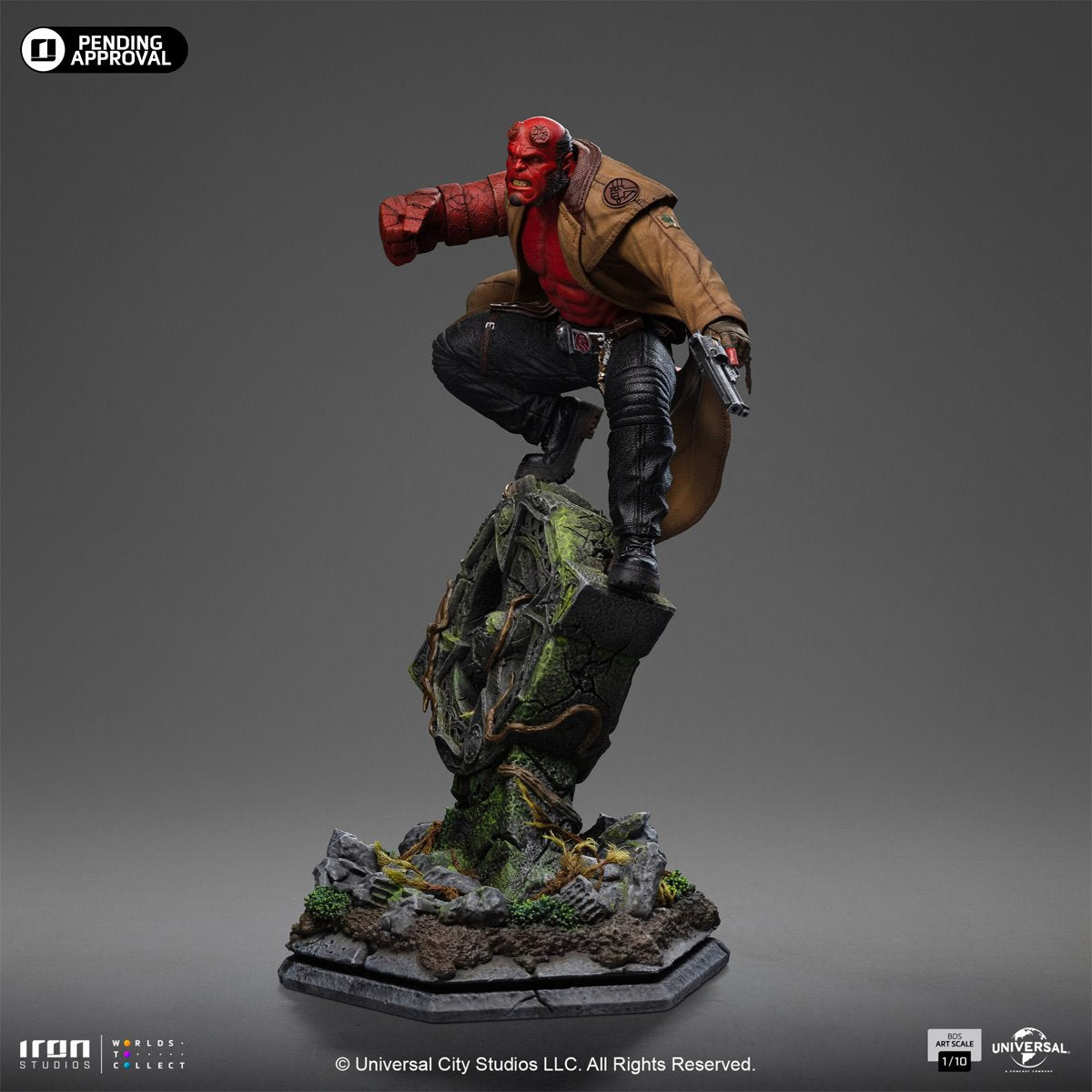 Hellboy 2: The Golden Army Hellboy Battle Diorama Series 1:10 Art Scale Limited Edition Statue