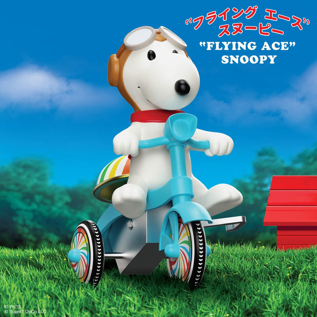 Peanuts Snoopy Flying Ace Super Cycles Vinyl Figure