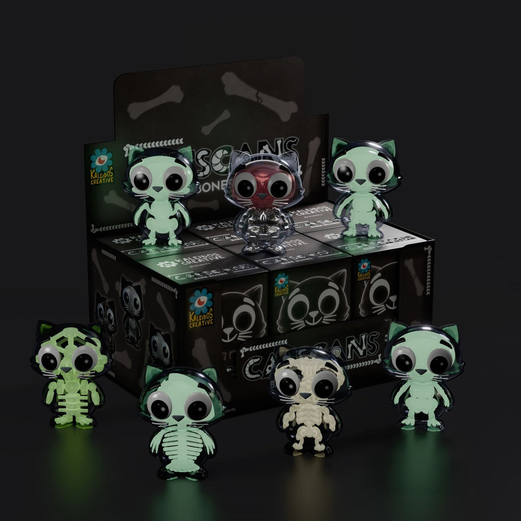 Catscans Series 2 Bare Bones Blind-Box Mini-Figure Case of 6