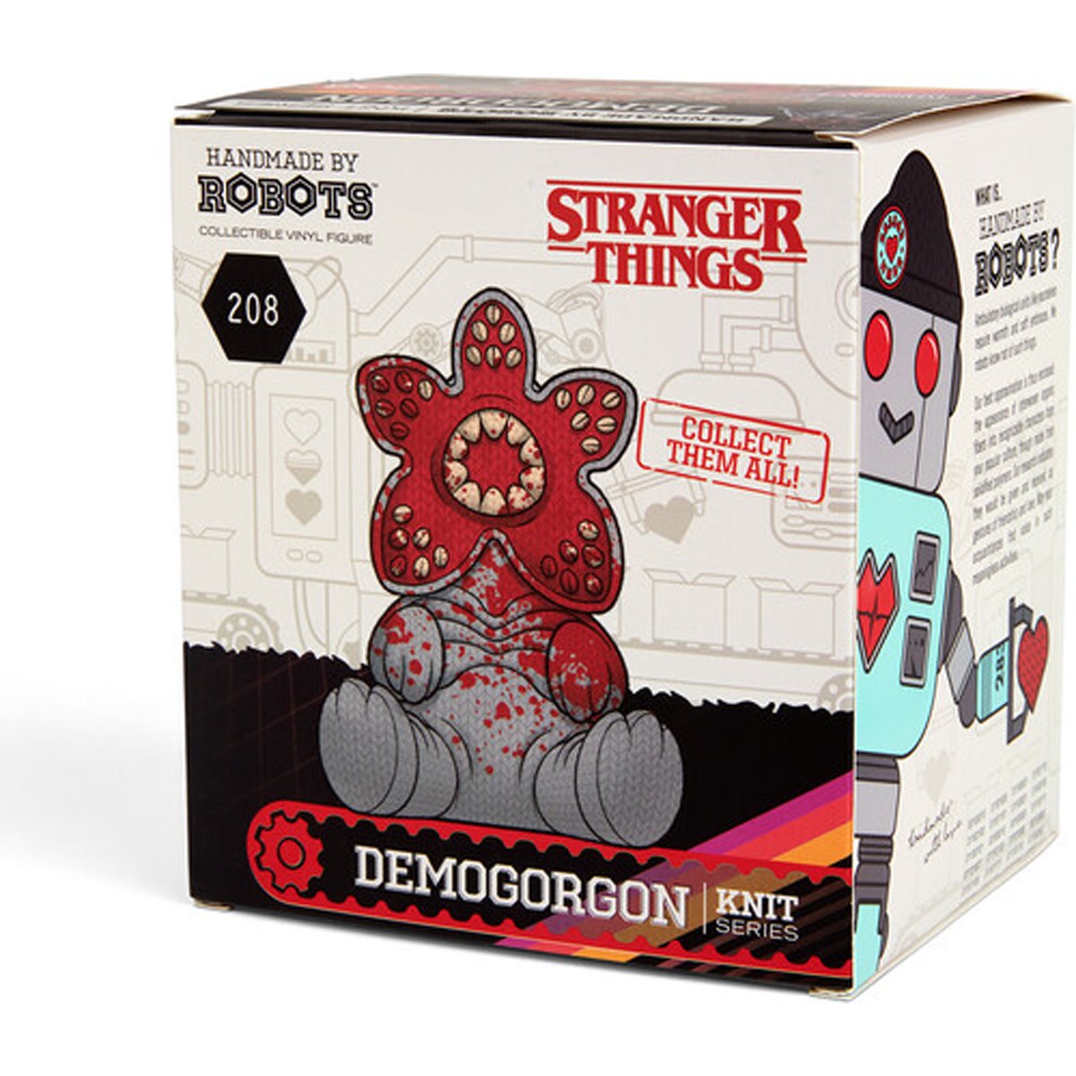 Stranger Things Demogorgon #208 Limited Edition Bloody Handmade By Robots Vinyl Figure