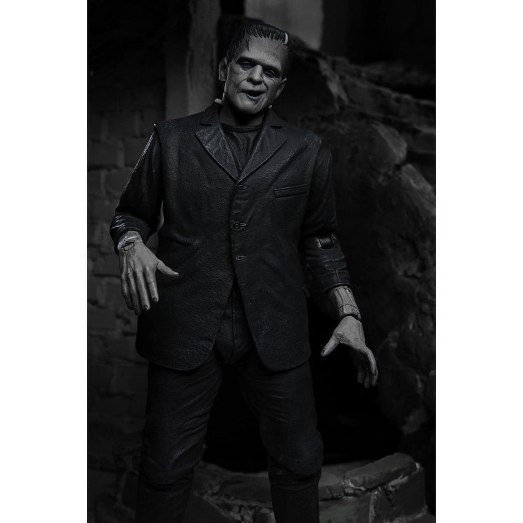 Universal Monsters Ultimate Frankenstein Black and White 7-Inch Scale Action Figure