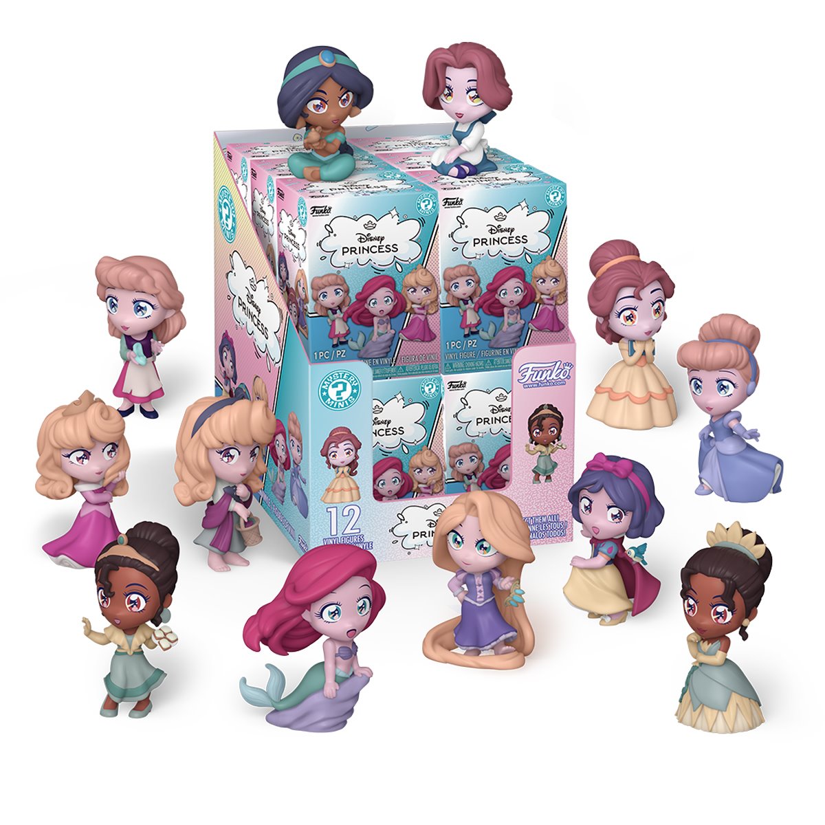 Disney Princess Manga Mystery Minis Mini-Figure Display Case of 12