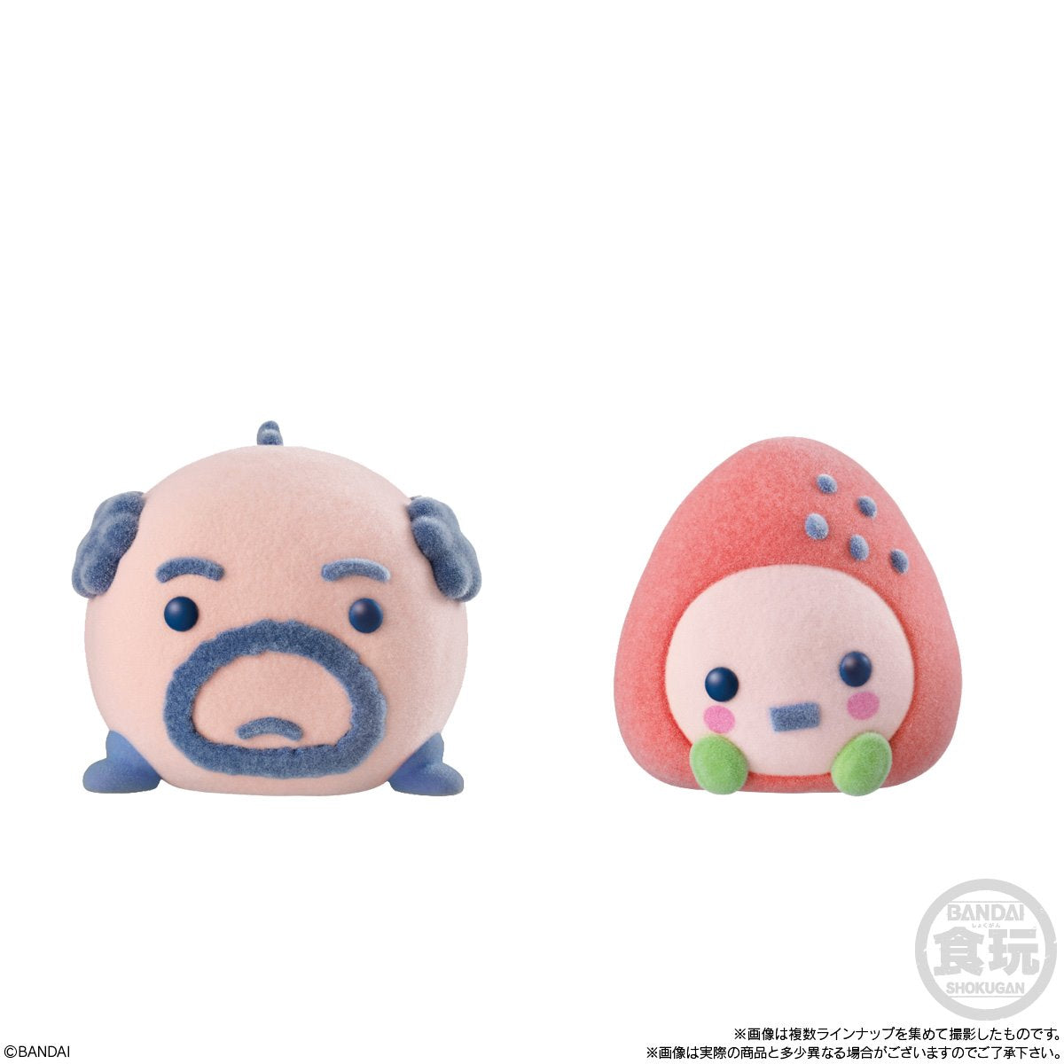 Tamagotchi Otomodachi Doll Flocked Mini-Figure Case of 12
