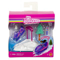 Mini BarbieLand Doll and Vehicle Playset Display Case of 8