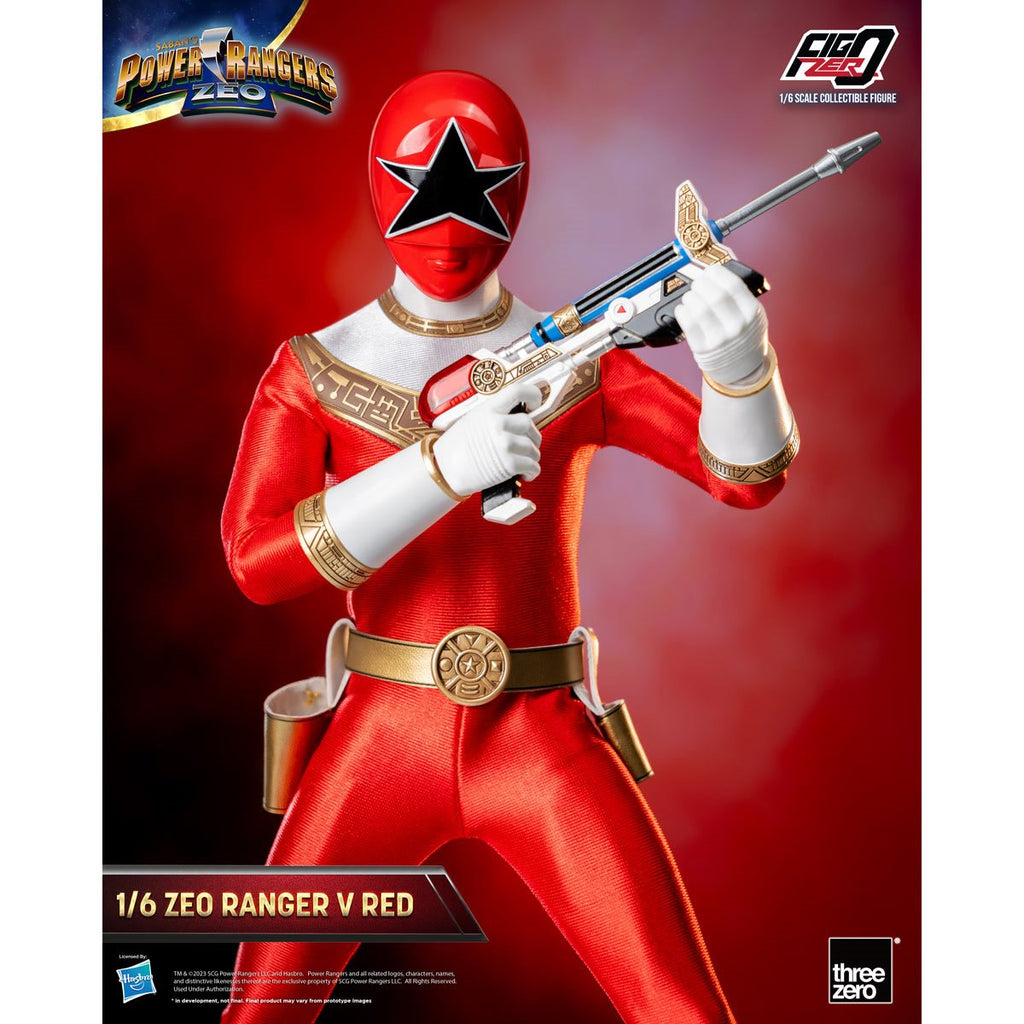 Power Rangers Zeo Red Zeo Ranger V FigZero 1:6 Scale Action Figure