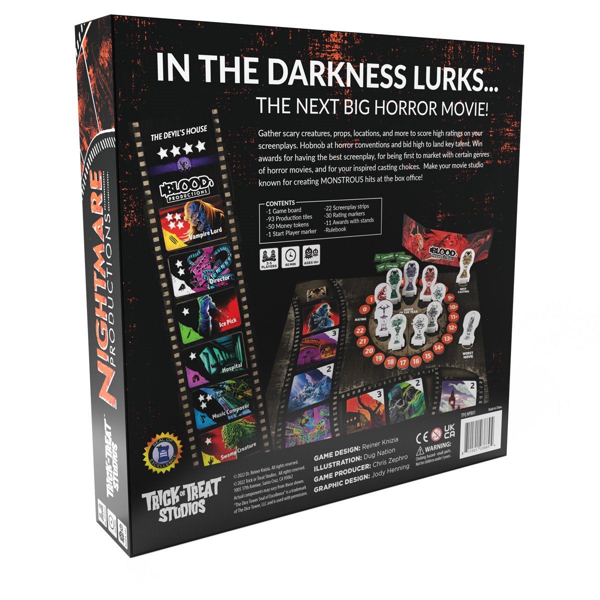 Nightmare Productions Board Game