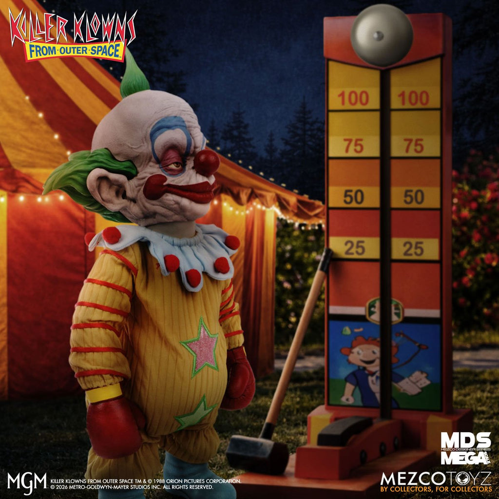 Killer Klowns From Outer Space Shorty with Sound Mezco Designer Series Mega-Scale 15-Inch Doll