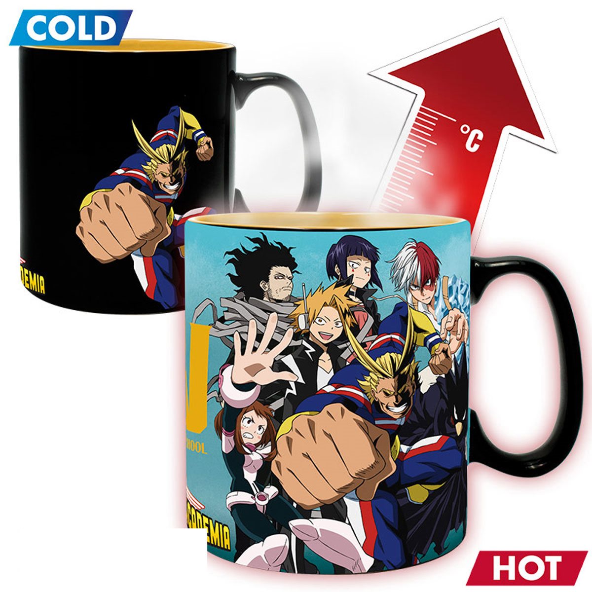 My Hero Academia Group Magic Heat-Change 16oz. Mug