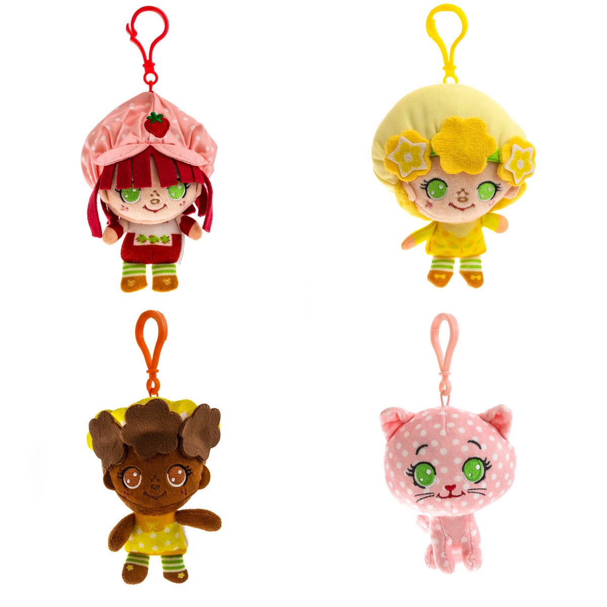 Strawberry Shortcake Plush Backpack Clip Case of 12