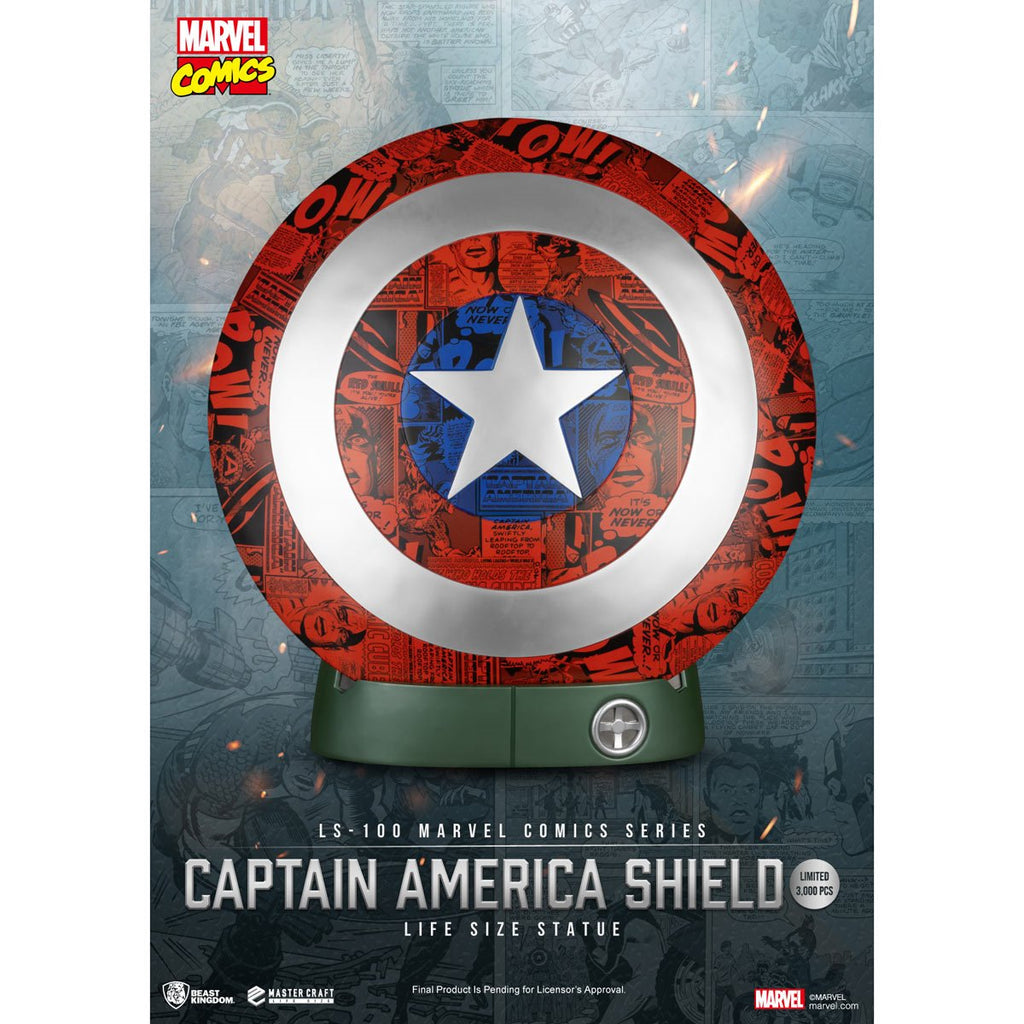 Marvel Comics Series Captain America Life Size Shield LS-100 Master Craft Statue