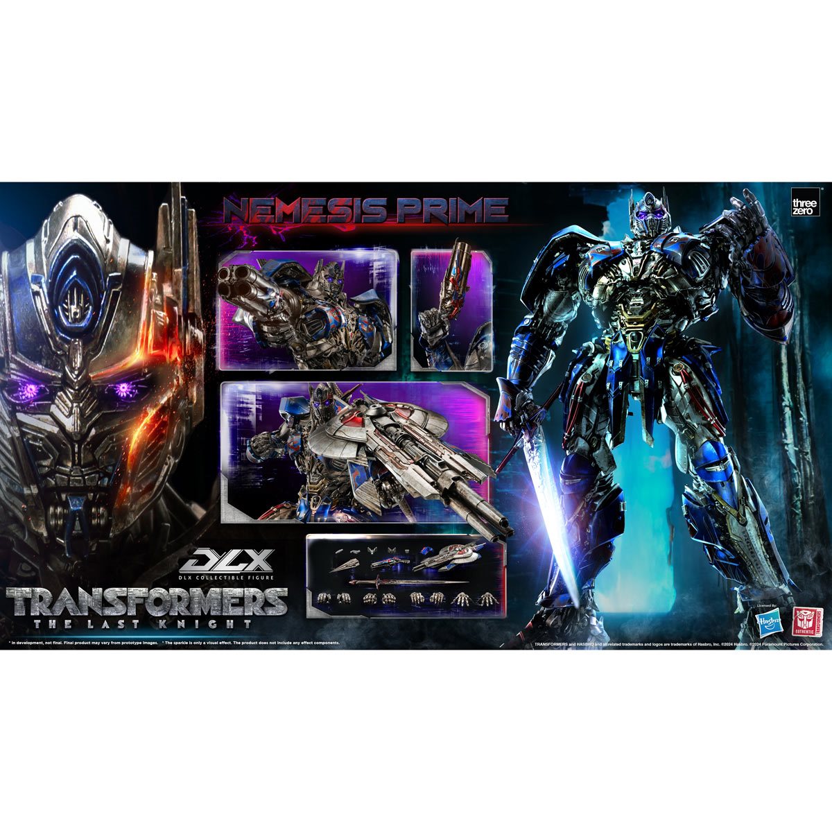 Transformers: The Last Knight Nemesis Prime DLX Action Figure