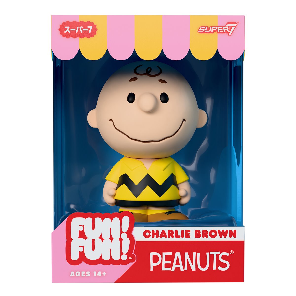 Peanuts Charlie Brown (Yellow Shirt) FUN! FUN! Vinyl Figure