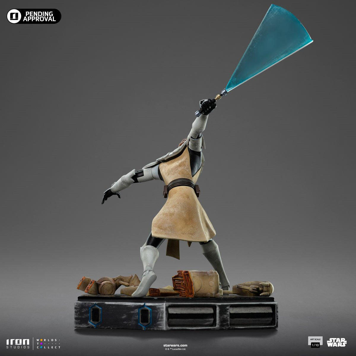 Star Wars: The Clone Wars Obi-Wan Kenobi 1:10 Art Scale Limited Edition Statue