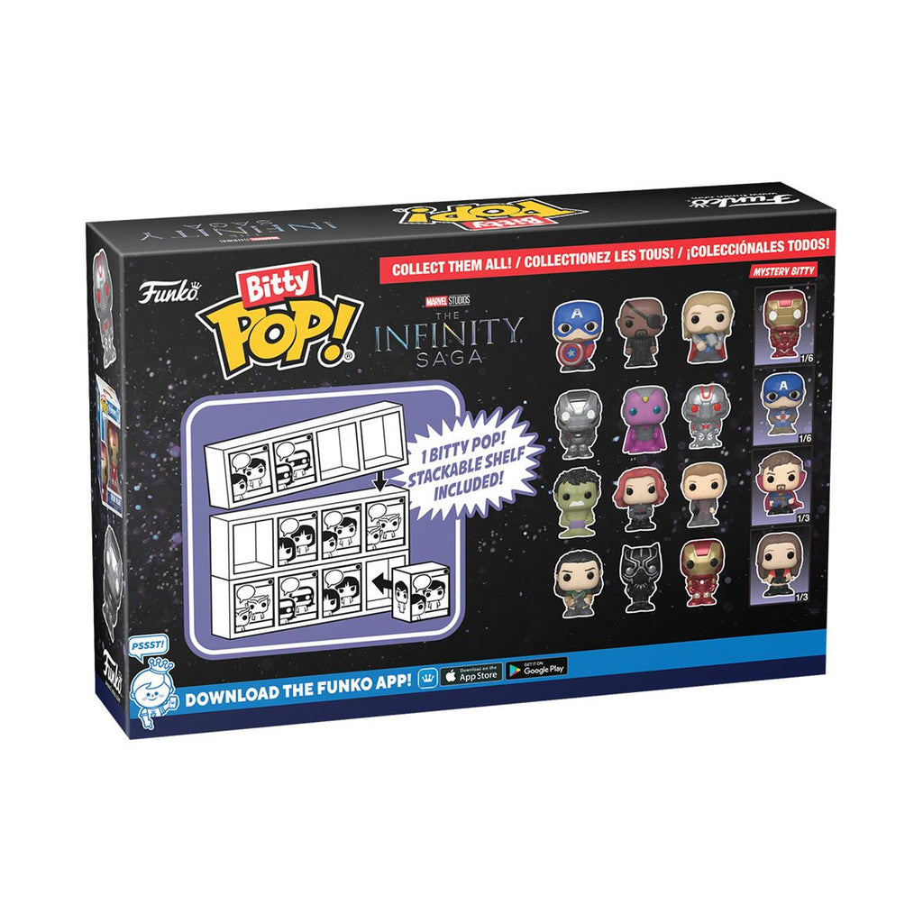 The Avengers The Infinity Saga Captain America Funko Bitty Pop! Mini-Figure 4-Pack