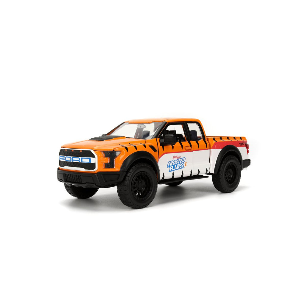 Hollywood Rides Kellogg's 2017 Ford F-150 Raptor 1:24 Scale Die-Cast Metal Vehicle with Tony the Tiger Figure