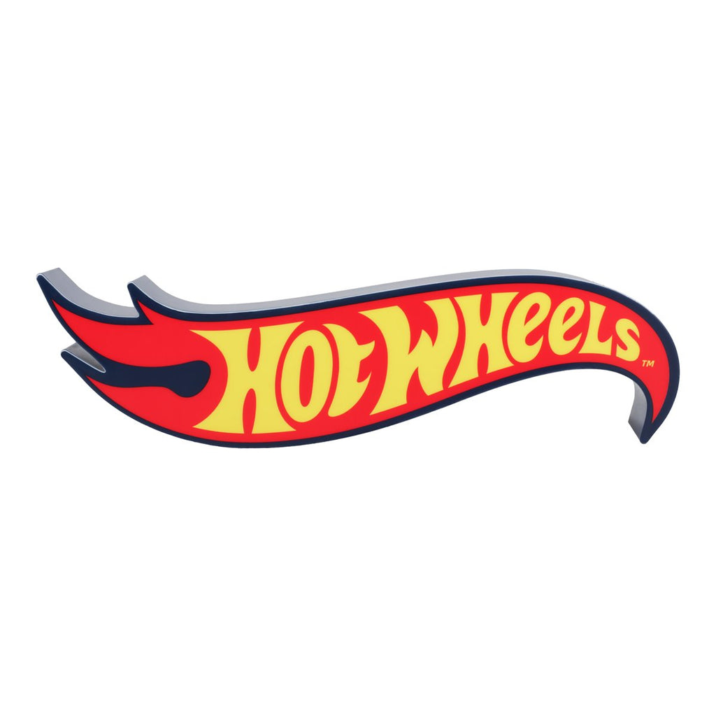 Hot Wheels Shaped Yellow Logo Light
