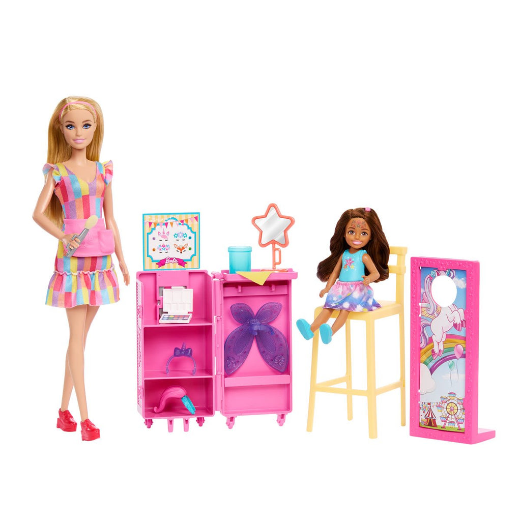 Barbie Day at the Fair Face Paint Doll Playset