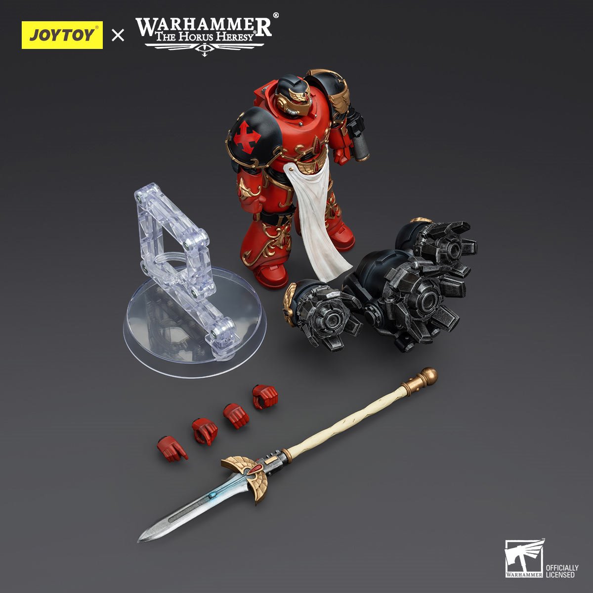 Joy Toy Warhammer The Horus Heresy Blood Angels Dawnbreaker Cohort Champion 1:18 Scale Action Figure