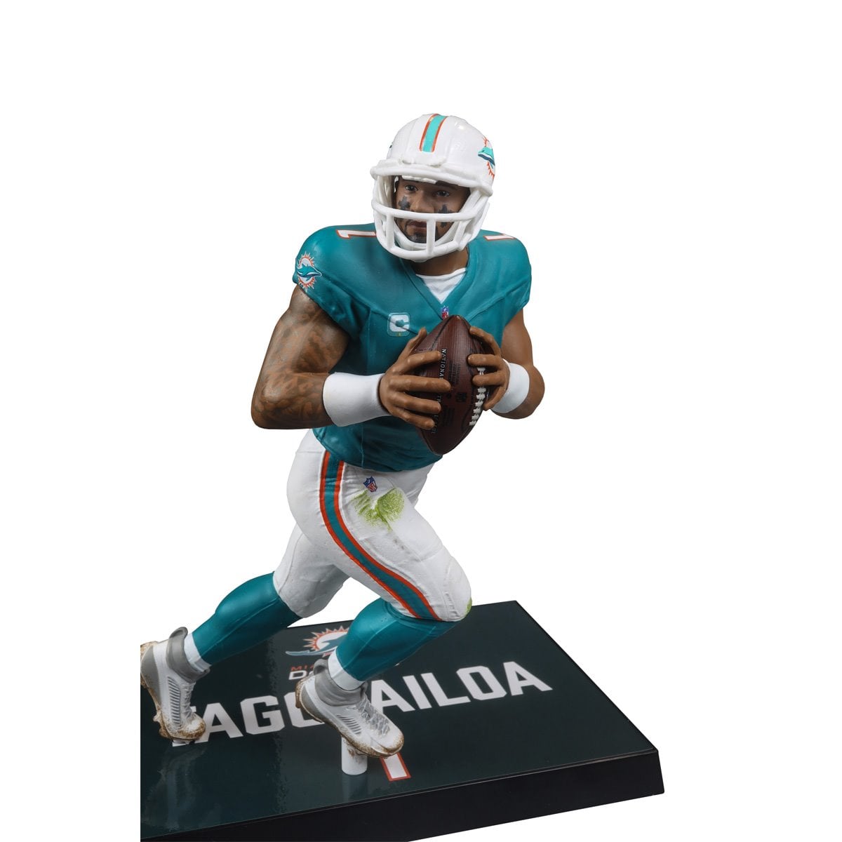 NFL SportsPicks 2024 Wave 1 Miami Dolphins Tua Tagovailoa 7-Inch Scale Posed Figure
