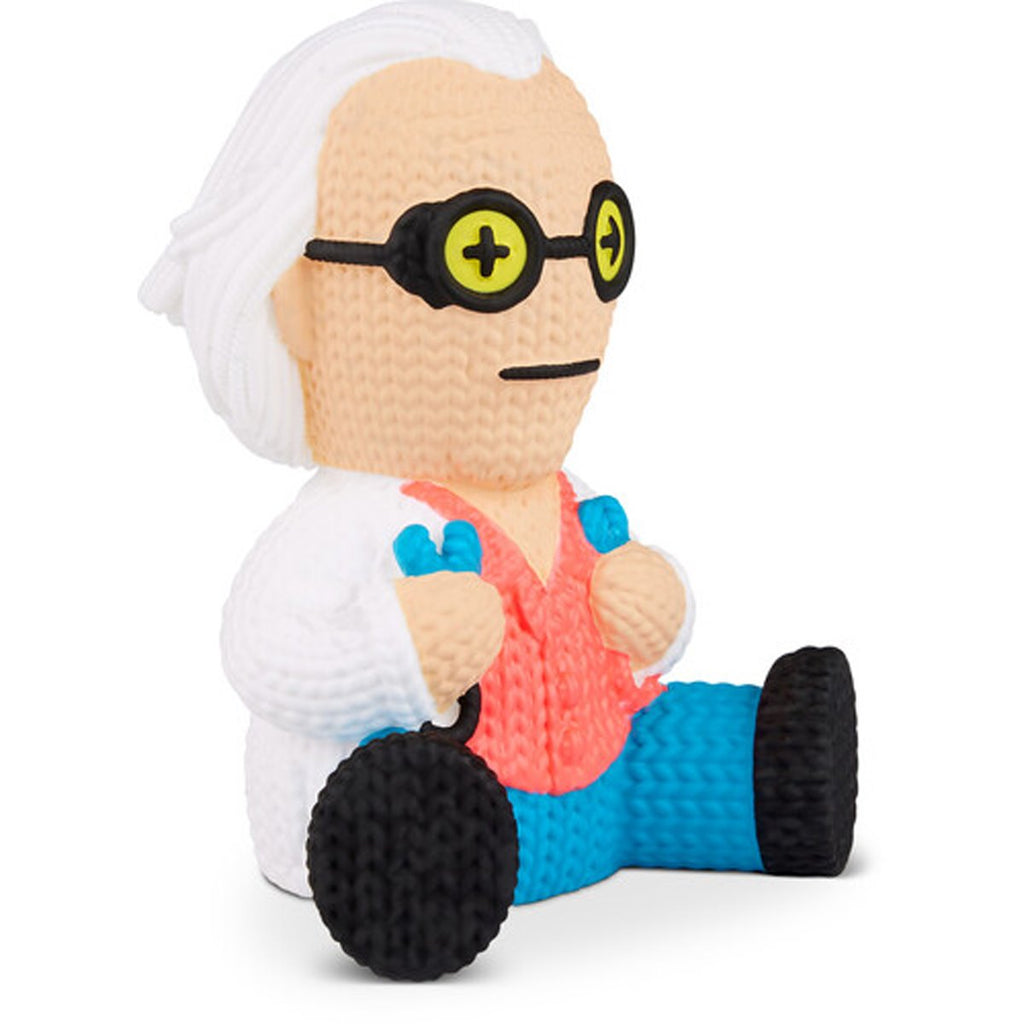 Back to the Future Dr. Emmett Brown with Jumper Cables #149 Limited Edition Blacklight Handmade By Robots Vinyl Figure