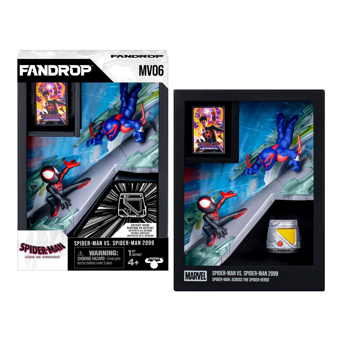 Marvel Spider-Man Vs Spider-Man 2099 Fandrop Figure Diorama