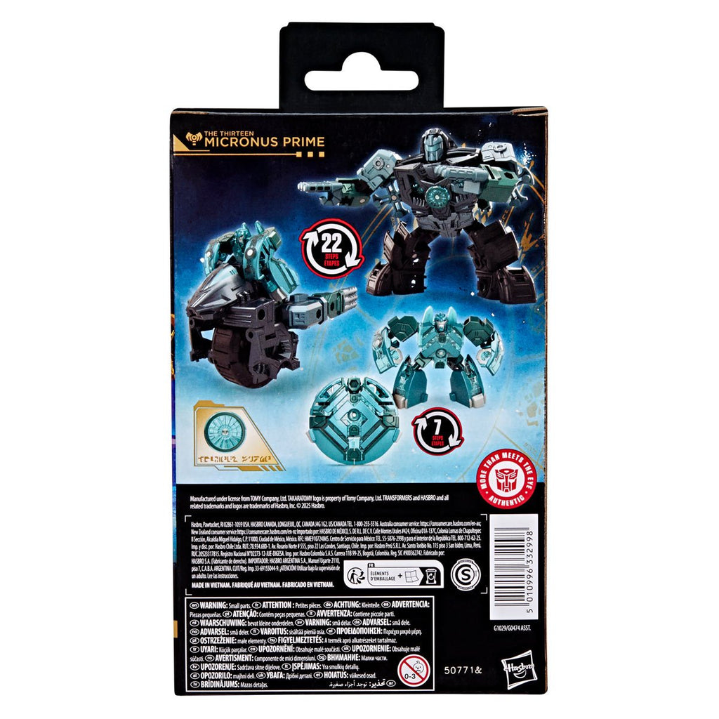 Transformers Generations Age of the Primes Deluxe Micronus Prime