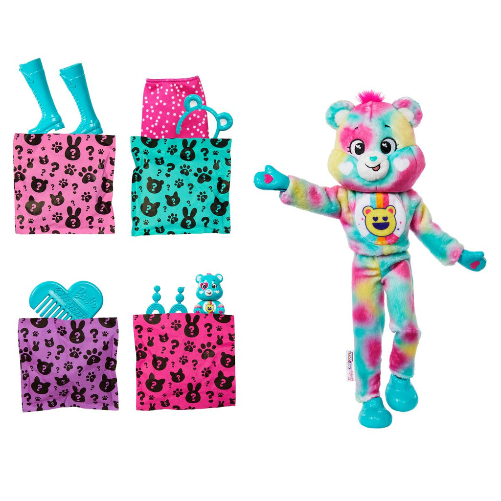 Barbie Care Bears Cutie Reveal Series 2 Doll Case of 3