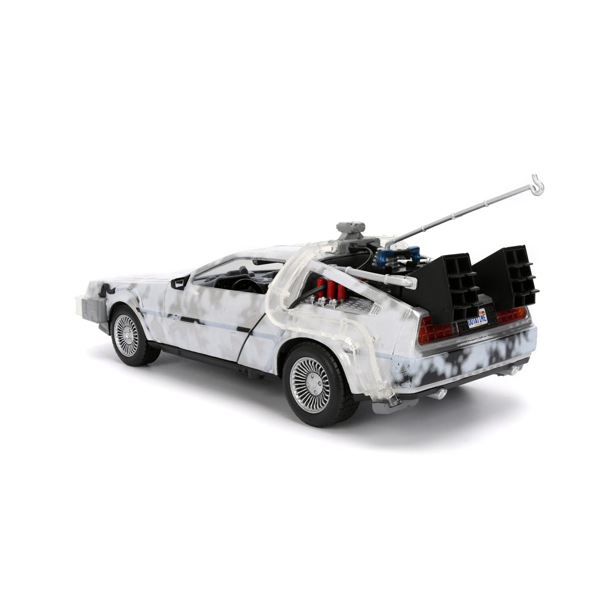 Hollywood Rides Back to the Future Time Machine Frosted 1:24 Die-Cast Metal Vehicle