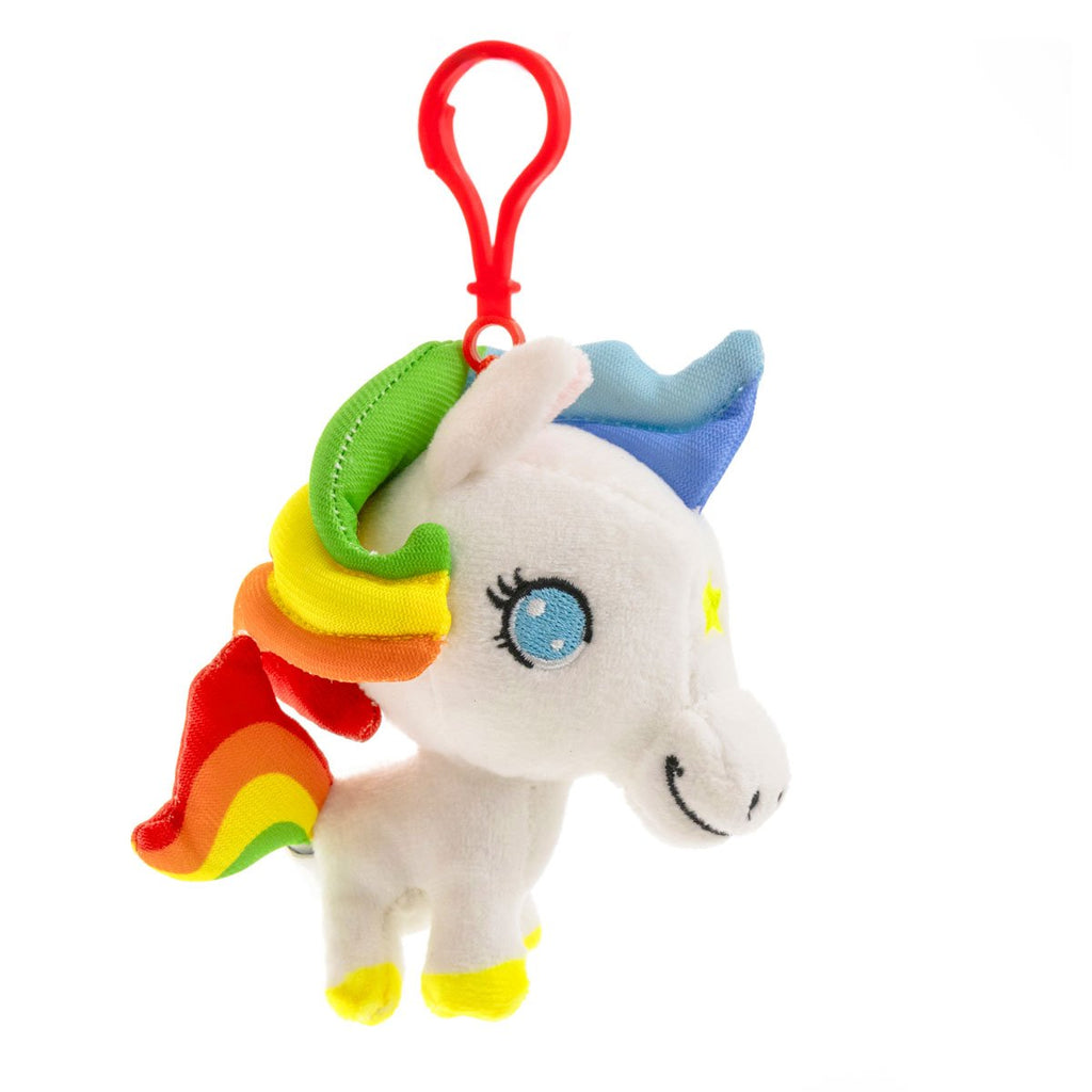 Rainbow Brite Plush Backpack Clip Case of 12