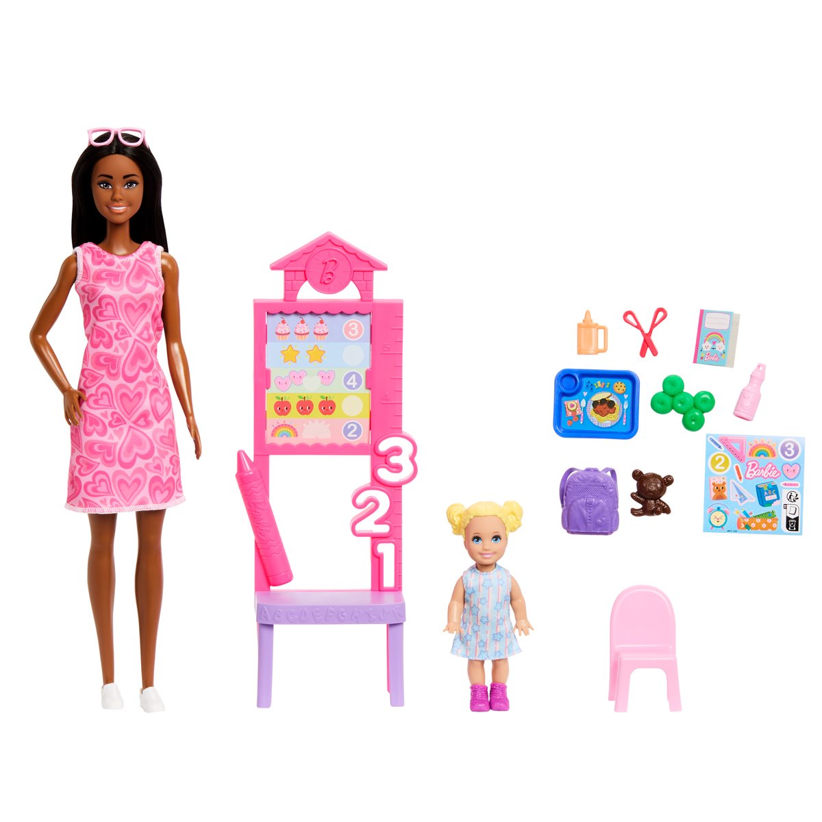 Barbie New Nurturing 2026 Playset and Doll Case of 6